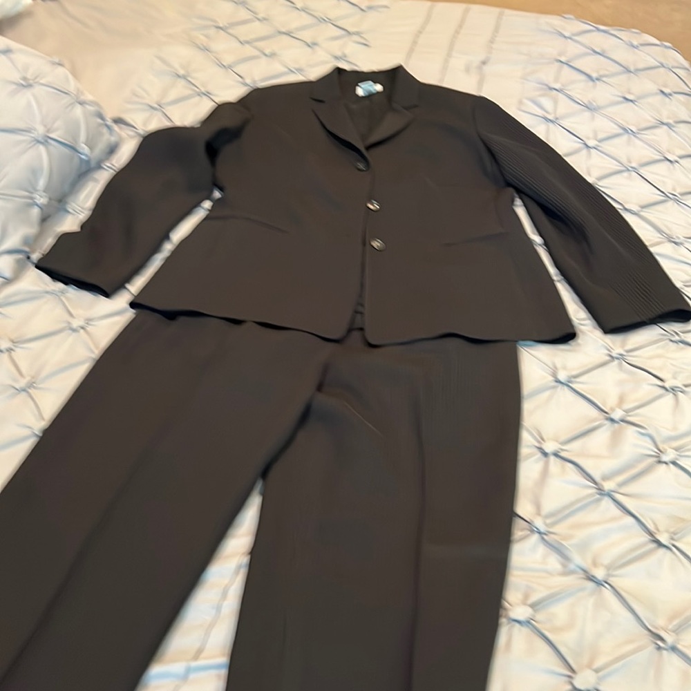 Pinstripe suit LOFT. Pant is size 10 and jacket is size 8